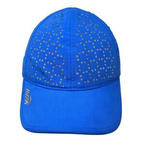 Avia Strapback Hat Blue One Size Adjustable Laser Cut 6 Panel Outdoor